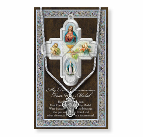 First Communion Pamphlet and Medal