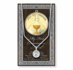 First Communion Biography Pamphlet and Medal