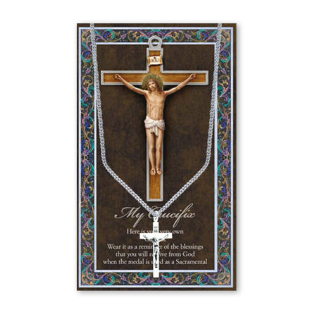 Crucifix Biography Pamphlet and Crucifix