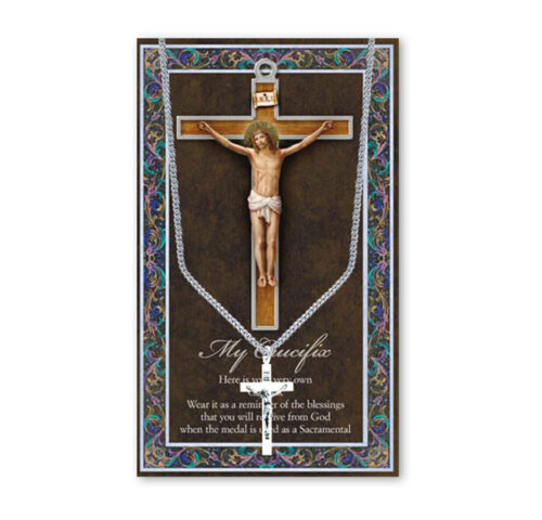 Crucifix Biography Pamphlet and Crucifix