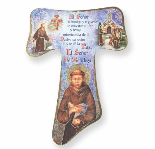 Franciscan Tau Cross (Spanish), 8"