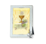 Pearlized First Communion Boy Picture Frame