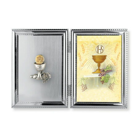 First Communion Chalice Double Picture Frame