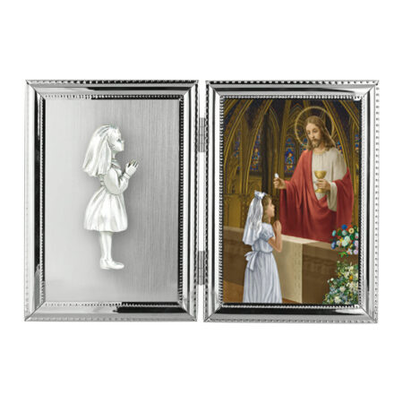 First Communion Girl Double Picture Frame