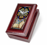 Mahogany Confirmation Music Box