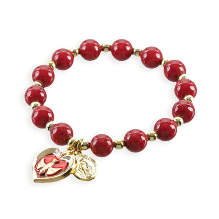 Confirmation Rosary Stretch Bracelet
