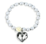 5mm White Pearl Bracelet