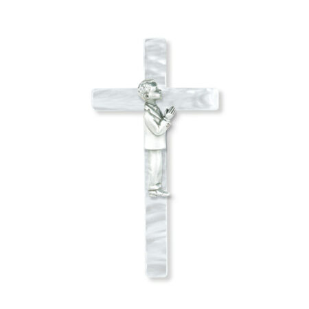 First Communion Boy Pearlized Cross