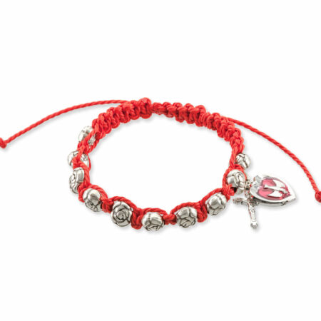 Knotted Rope Corded Confirmation Bracelet