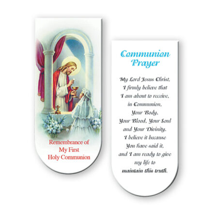Girls Communion Magnetic Bookmark