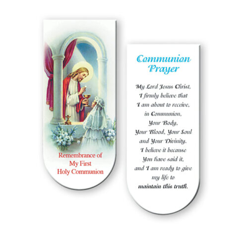 Girls Communion Magnetic Bookmark