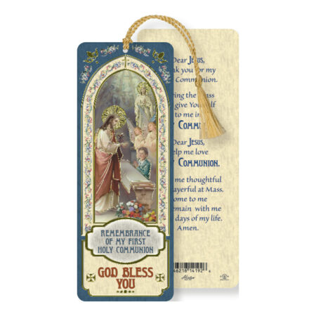 Boys Holy Communion Laminated Bookmark