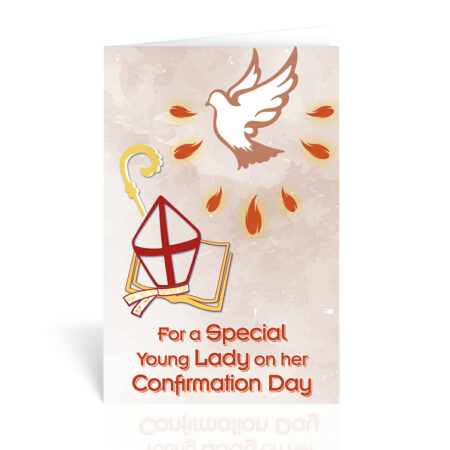 Holy Spirit Young Lady Confirmation Greeting Card