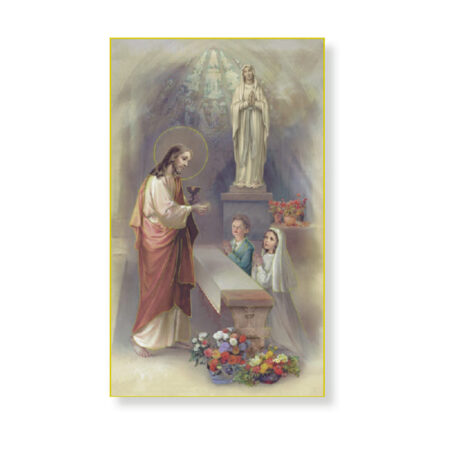 First Communion Paper Holy Card