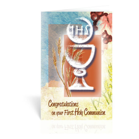 Chalice First Communion Greeting Cards