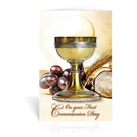 Chalice First Communion Greeting Cards