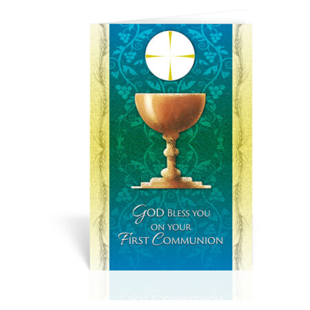 Chalice First Communion Greeting Cards