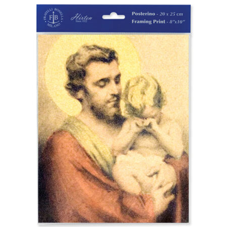 St. Joseph with Crying Jesus Print