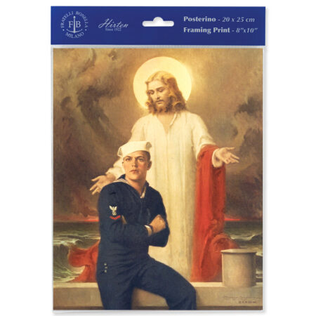 Jesus with Sailor Print