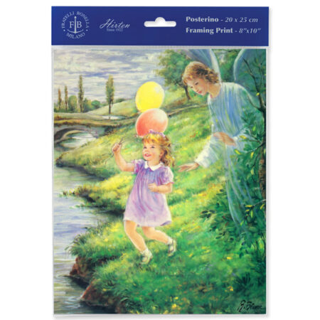 Guardian Angel with Girl Print
