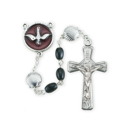 5x7mm Black Oval RCIA Rosary