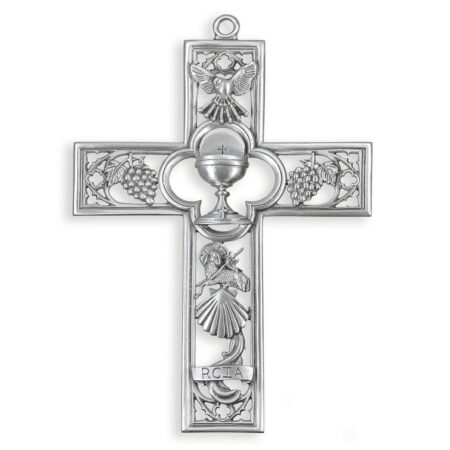 6" Genuine Pewter RCIA Cross