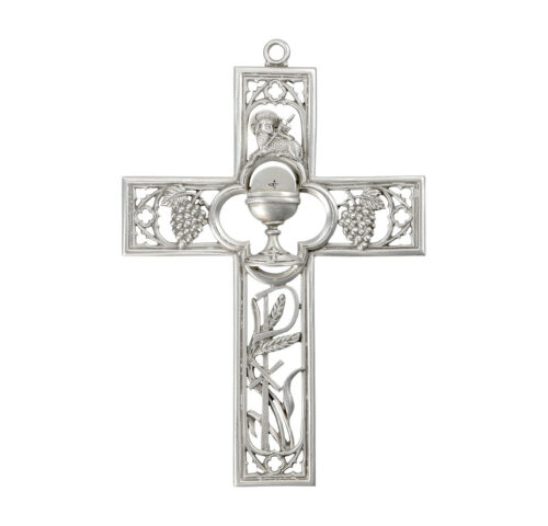 6" Genuine Pewter First Communion Cross
