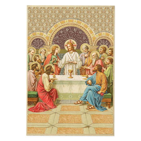 Last Supper Textured Wood Plaque
