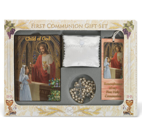 6 Piece Girls Deluxe Communion Gift Set
