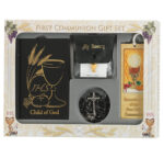 6 Piece Deluxe Boys First Communion Gift Set
