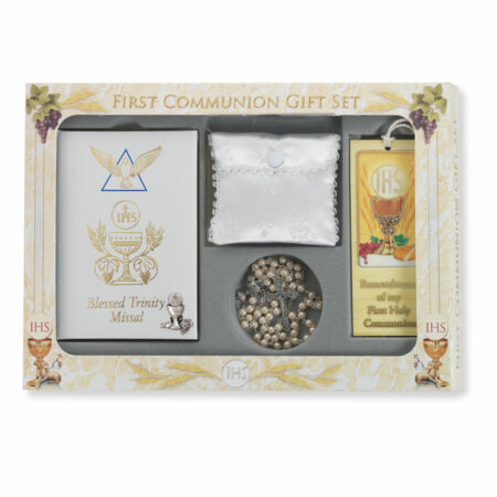 6 Piece Deluxe Girls First Communion Gift Set