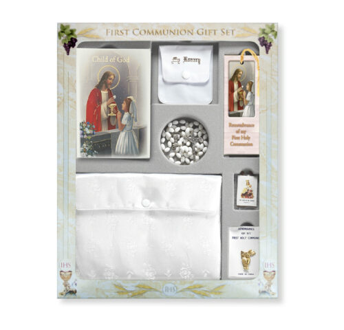 7 Piece Deluxe Girls First Communion Gift Set