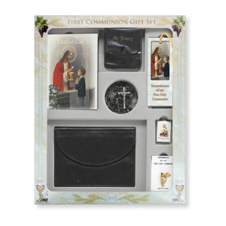 7 Piece Deluxe Boys First Communion Gift Set