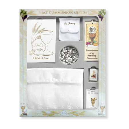 7 Piece Deluxe Girls First Communion Gift Set