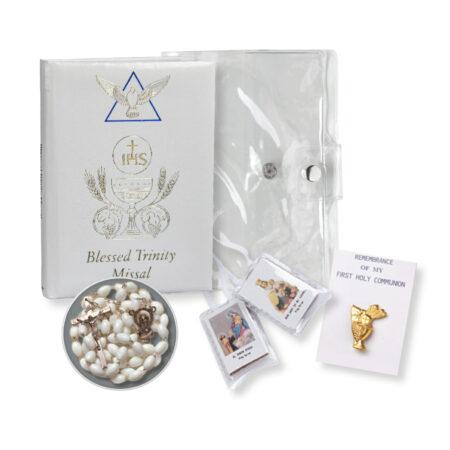 5 Piece Deluxe Boys First Communion Gift Set