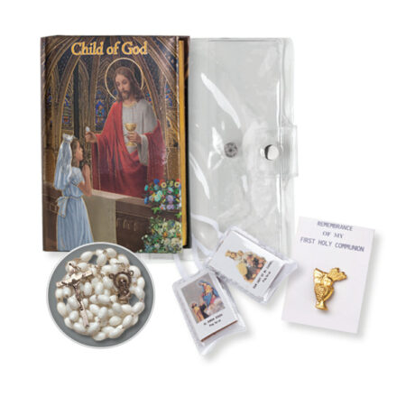 5 Piece Child of God Girls First Communion Gift Set