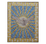 Mosaic Tile Textured Holy Spirit Plaque