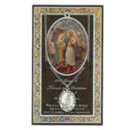 Saint Joseph "Terror of Demons" Biography Folder and Patron Saint Medal