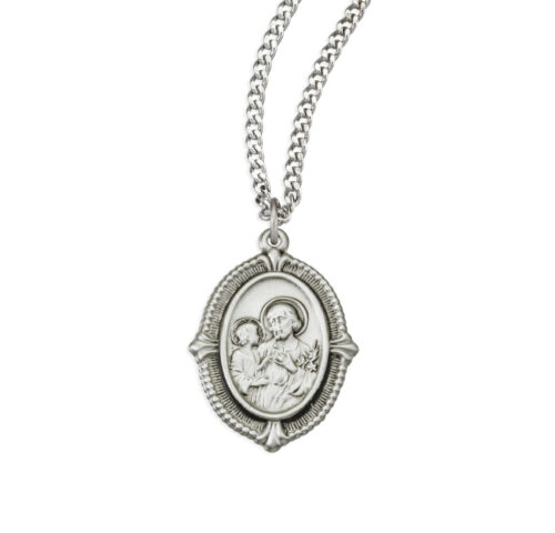 St. Joseph and Child Jesus Sterling Medal