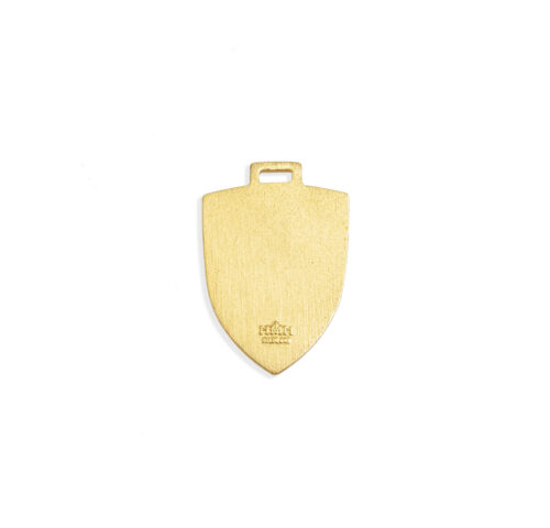 Gold Over Sterling Silver St. Michael Shield Medal - Image 2