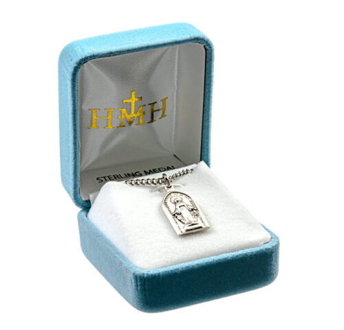 Sterling Silver Arch-Shaped Miraculous Medal - Image 3