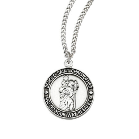 Sterling Silver St. Christopher Medal