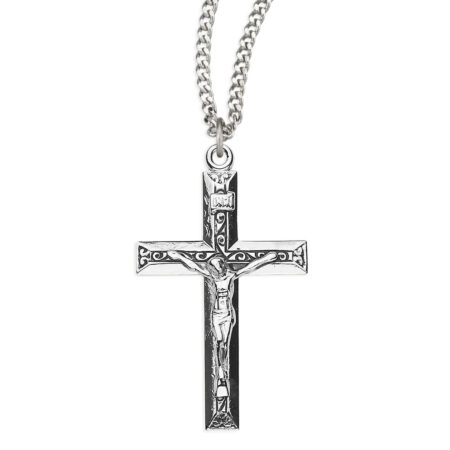 Sterling Silver High Polished Crucifix