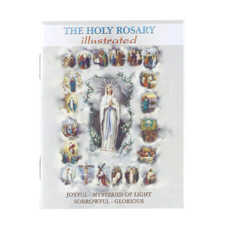 The Holy Rosary Illustrated Book- The Mysteries of the Rosary Pack of 10