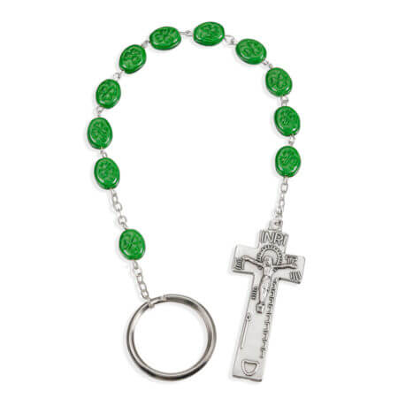 8MM One Decade Irish Penal Bead Rosary. LGHT 11" Quantity of 10