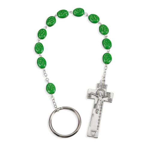 8MM One Decade Irish Penal Bead Rosary. LGHT 11" Quantity of 10