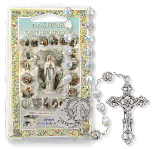Crystal Bead Mysteries of the Rosary Specialty Rosary Boxed