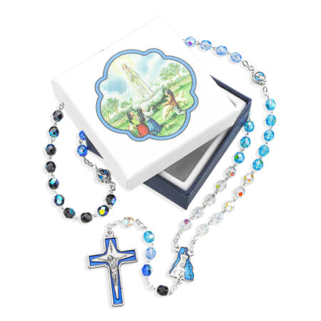 6mm Glass Bead Rosary-Our Lady Of Fatima