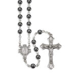 6mm Hematite Bead Rosary