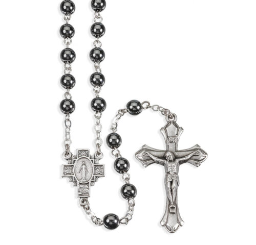6mm Hematite Bead Rosary